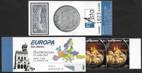 2005 San Marino CEPT booklet MNH Unificato n. LR2