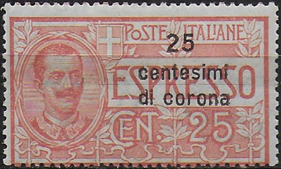 1921 Dalmazia Express 1v. MNH Sassone n. 1