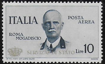 1934 Italia Air Service Coroncina Lire 10 sup MNH Sassone n. 2