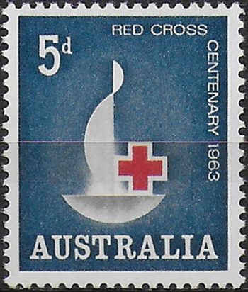 1963 Australia Red Cross Centenary 1v. MNH SG n. 351