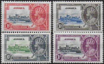 1935 Jamaica Silver Jubilee 4v. MNH SG n. 114/17