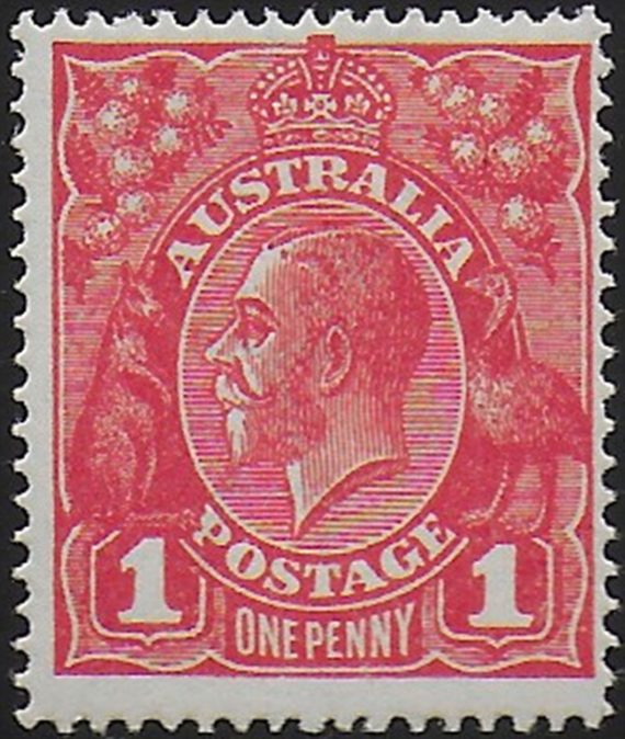 1916 Australia George V 1d. scarlet MNH SG n. 47