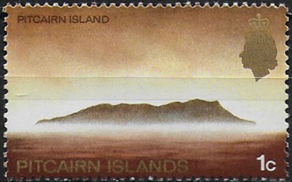 1971 Pitcairn Islands The Island 1c. glazed MNH SG n. 94a