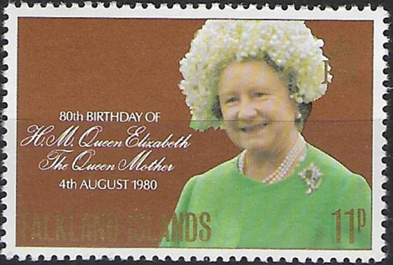 1980 Falkland Islands 80th birthday of the Queen 1v. MNH Michel n. 307