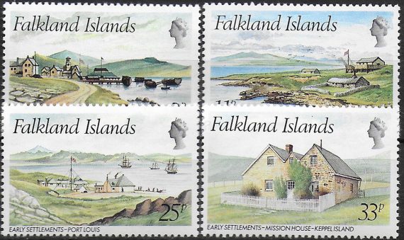 1980 Falkland Islands lanscapes 4v. MNH Michel n. 312/15