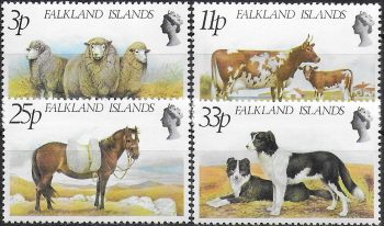 1981 Falkland Islands animals 4v. MNH Michel n. 316/19