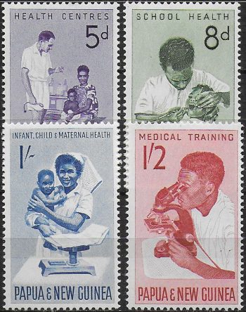1964 Papua Pro childhood 4v. MNH Y&T n. 58/61